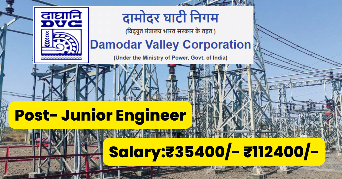 DVC Kolkata Job Alert 2023 for Junior Engineer