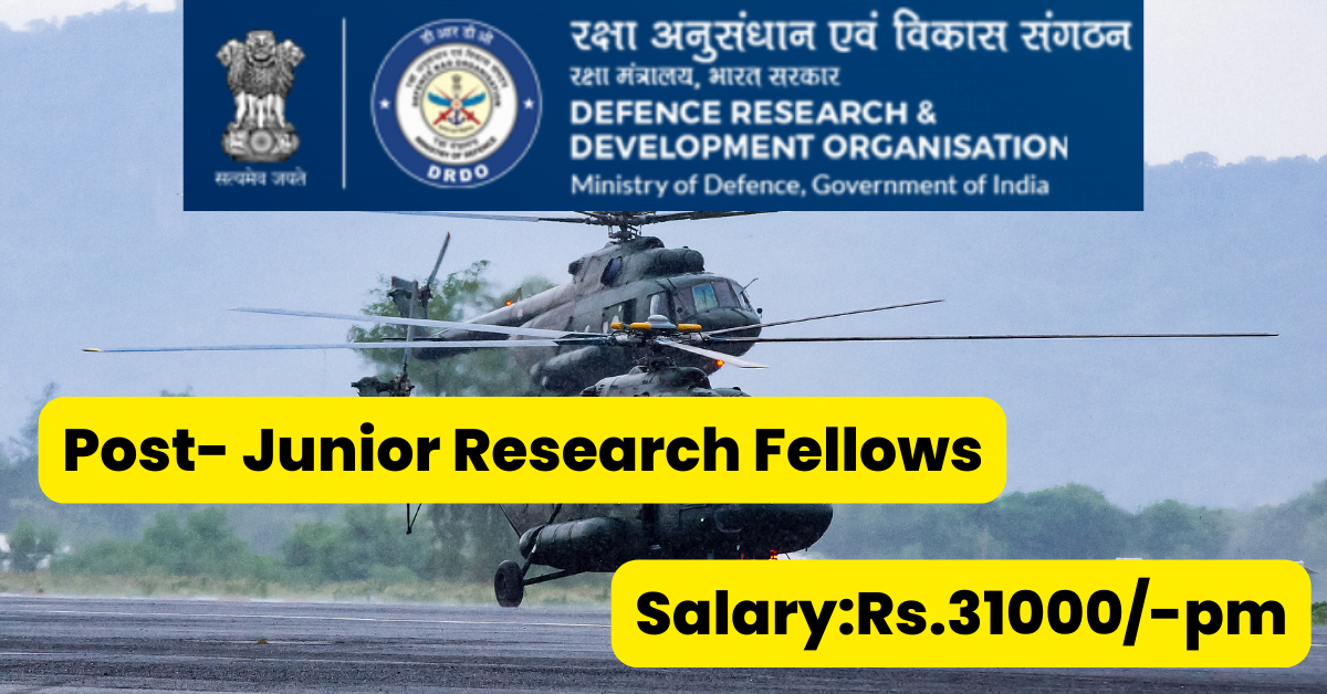 DRDO Hyderabad Job Alert 2023 for JRF