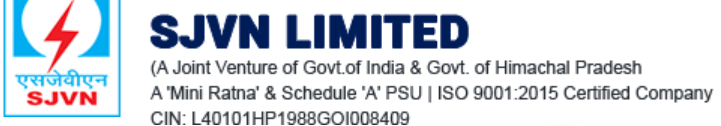 SJVN Limited Job Alert 2023 for Manager post