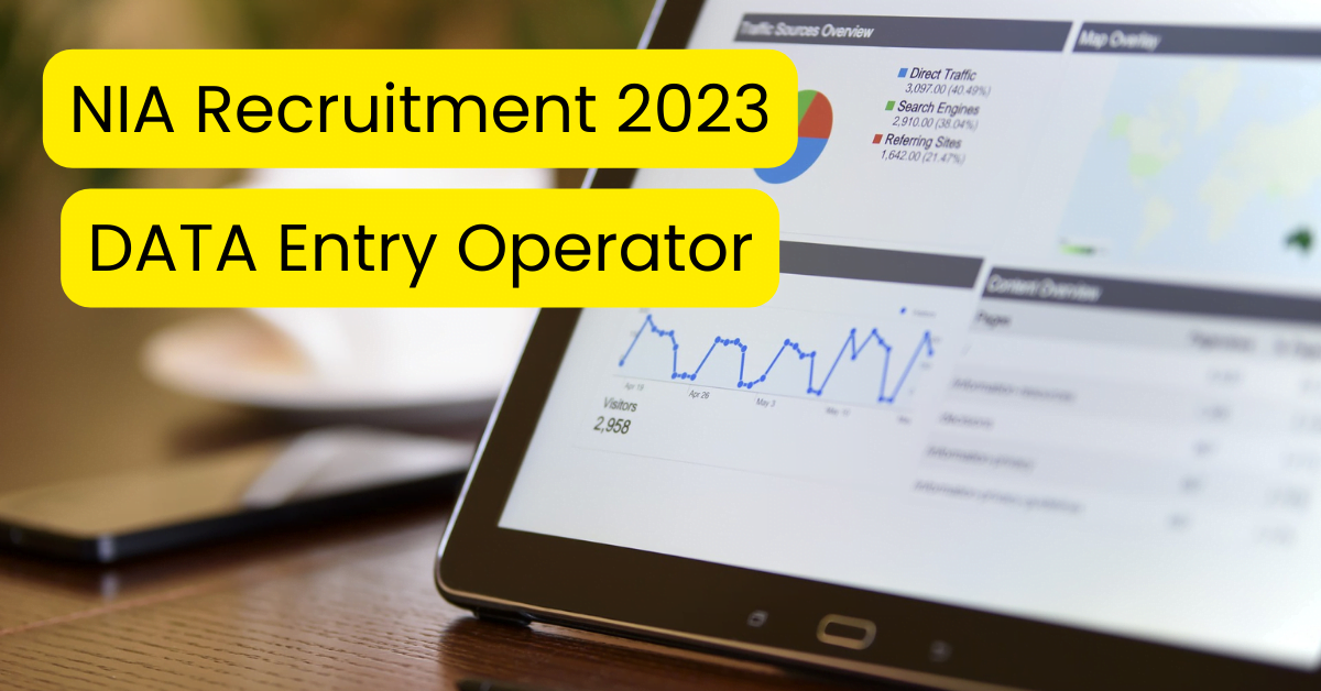 NIA recruitment DEO 2023