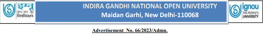 IGNOU Recruitment 2023 3 IGNOU Recruitment