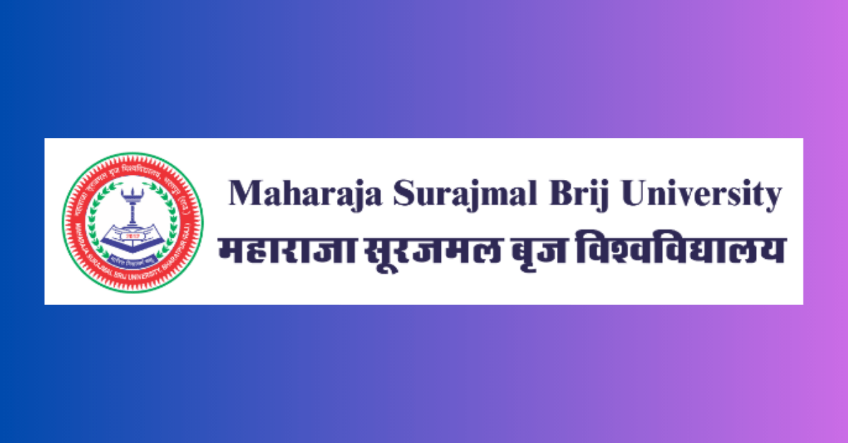 Maharaja Surajmal Brij University Recruitment