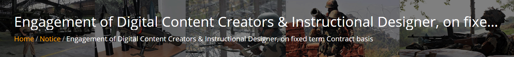 Digital Content Creator Recruitment