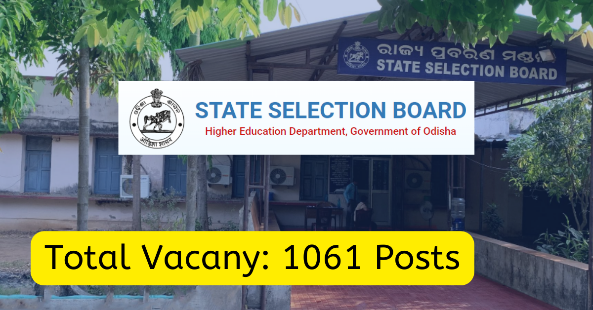 SSB Odisha Vacancy Of PGT 2024