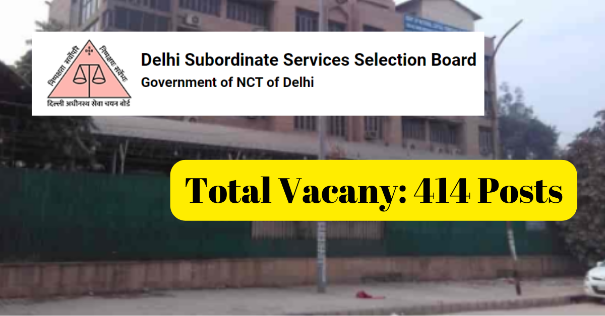 DSSSB Job Alert 2024 For Various Departments 2 DSSSB Job Alert 2024 For Various Departments