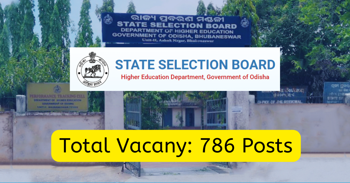 SSB Odisha Vacancy 2024 For Lecturers